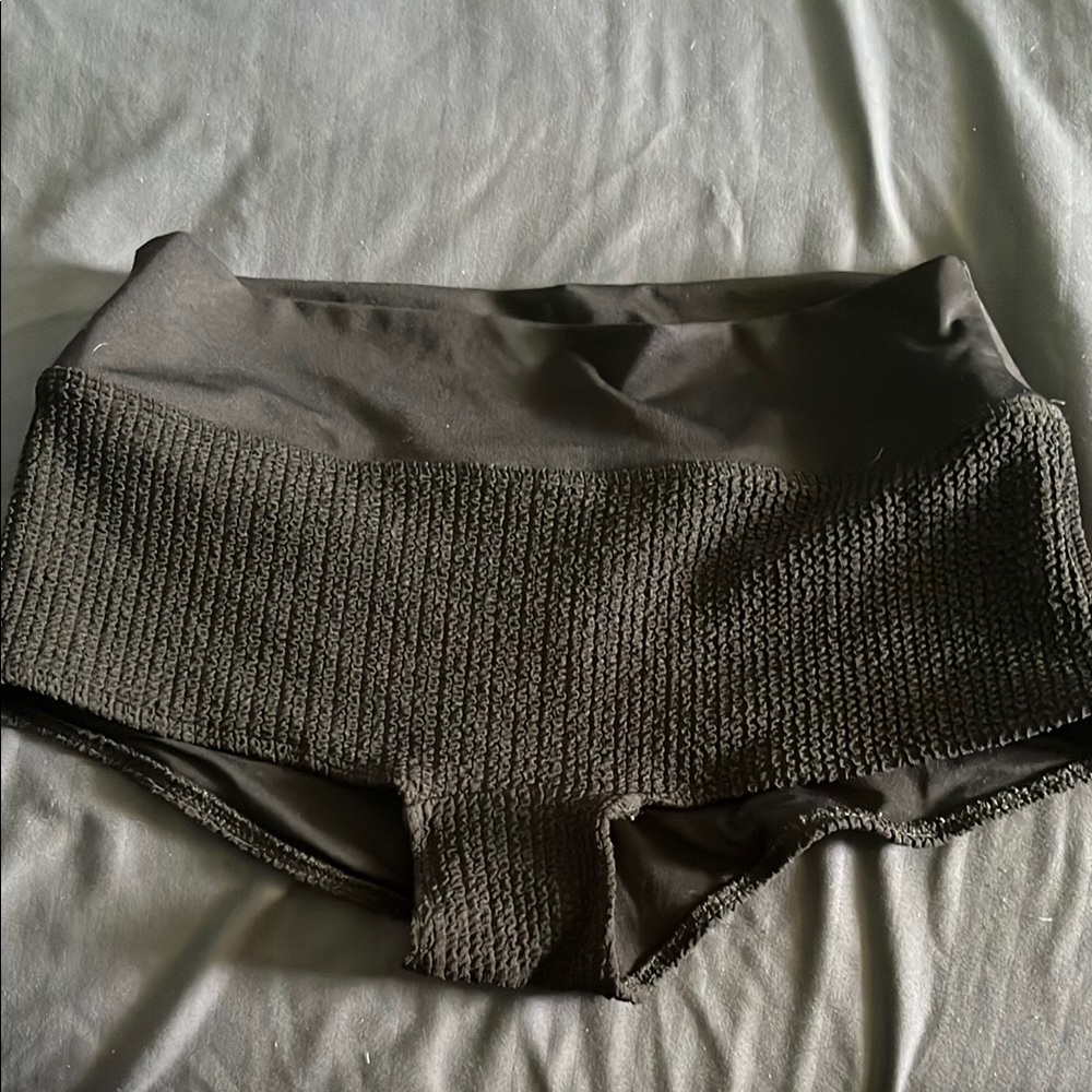 Pink Sport Black Swim Shorts